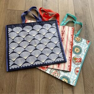 Homegoods TJMaxx Marshalls Viral Seafood Shell Prints
Tote Bags Set of 3 NWOT